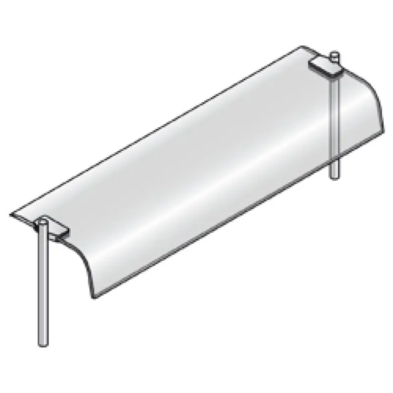 Bovenstructuur met gebogen ruit Merkproduct
