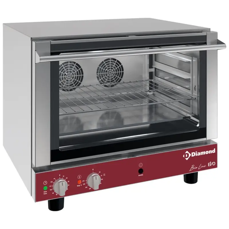Veilige Betaling Elektrische convectieoven, 4x 600x400 mm + manuele bevochtiger