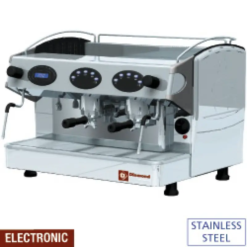 Espresso machine 2 groepen, met display Speciale Aanbieding