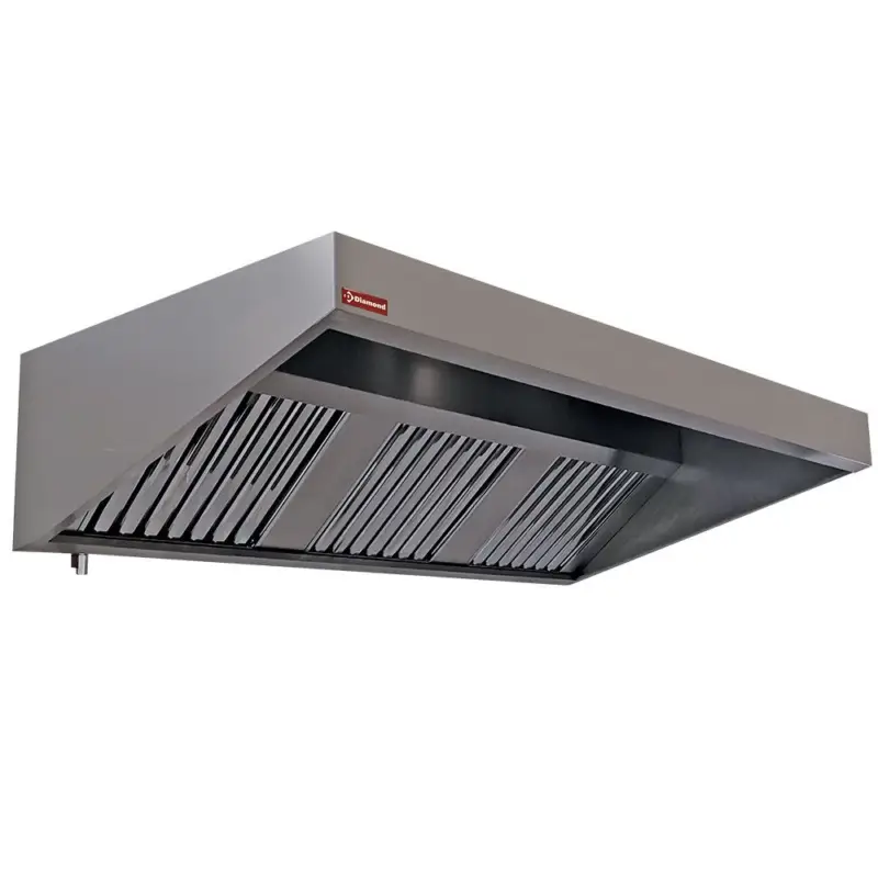 Muurdampkap 5 labyrintfiltres 500x500 mm Superprijs