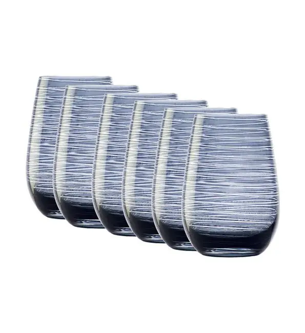Stölzle Tumbler Twister Smoke Blue 465ml | 6 stuks Lage Prijs