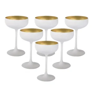 Stölzle Elements Coupe wit/goud 230ml | 6 stuks Dagaanbieding
