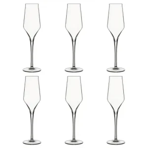 Luigi Bormioli Champagneflûtes Supremo 240ml | 6 stuks Finale Uitverkoop