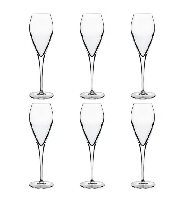 Luigi Bormioli Champagneflûtes Atelier 200ml | 6 stuks Exclusieve Aanbieding
