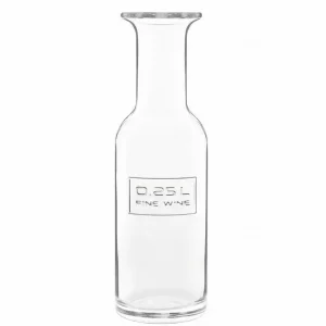 Lage Kosten Luigi Bormioli Optima Wijnfles met ijklijn 250ml