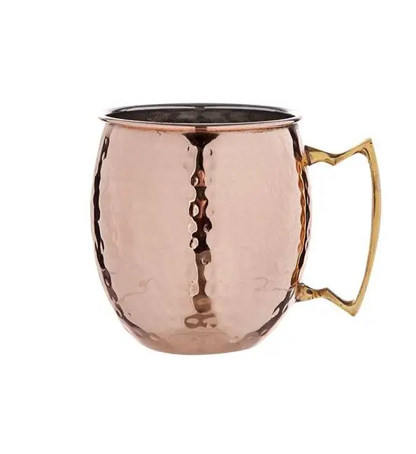 Superprijs C&T Drinkbeker Moscow Mule Gehamerd koper 450ml 8,5x10cm