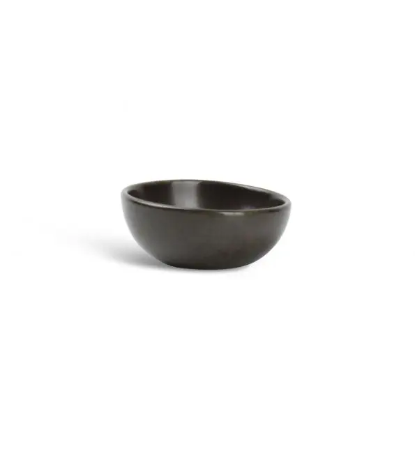 Gecertificeerd F2D Black Ceres Kom schuin Ø7,5xH3cm