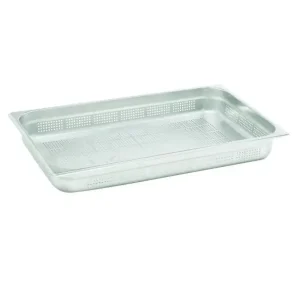 Pentole Agnelli Schaal RVS GN1/1 H40mm geperforeerd Populair