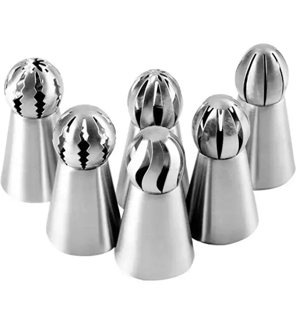 Beperkt Aanbod Lacor Spuitmondjes Russian 3x6,2cm | 6 stuks