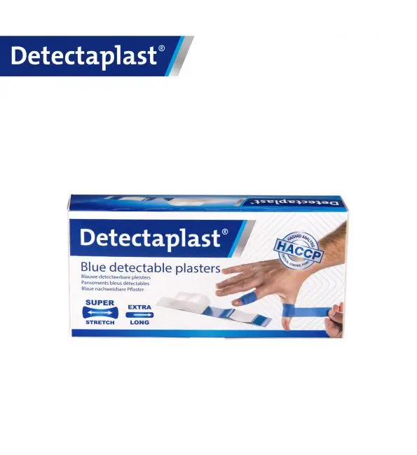 Detectaplast Superstretch Blauwe Pleisters 18x2cm | 100 stuks Aanbieding