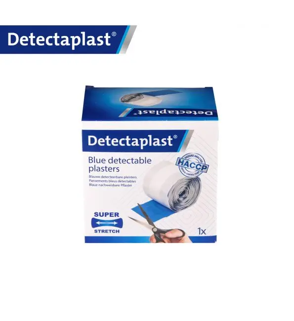 Detectaplast Blauwe pleister op rol 8cm x 5m Nu Kopen