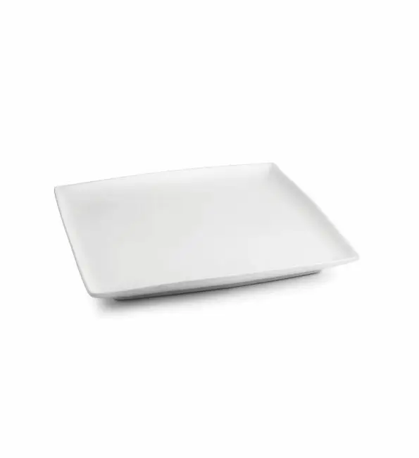 Voordeelprijs BonBistro Squito Plat bord wit 18x18cm