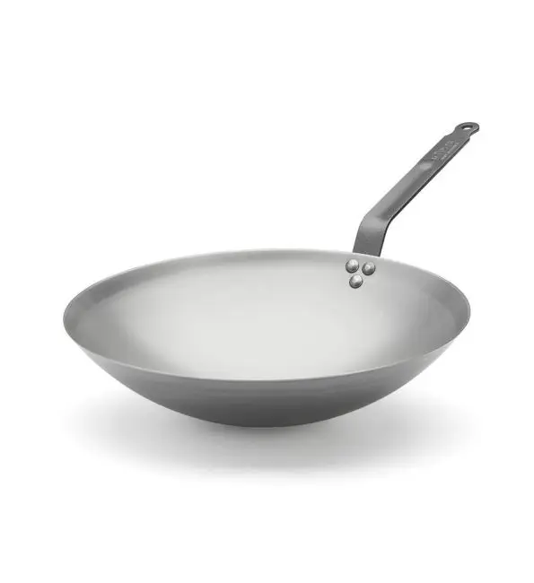 Beperkte Voorraad De Buyer Wok Carbon Plus inductie Ø35cm