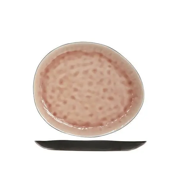 C&T Laguna Old Rose plat Bord ovaal 27x23cm Betaalbaar