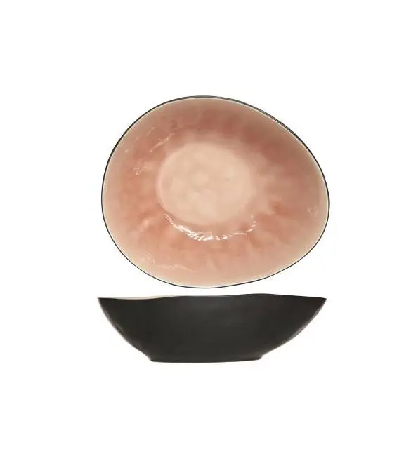 Finale Uitverkoop C&T Laguna Old Rose Schaal 20x16,5xH6cm