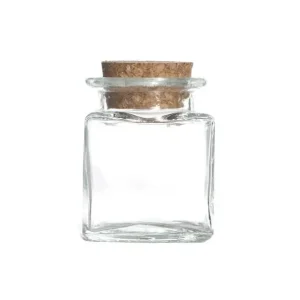 Speciale Aanbieding C&T Bokaal met kurken dop 50ml 4x4xH5,5cm | 12 stuks