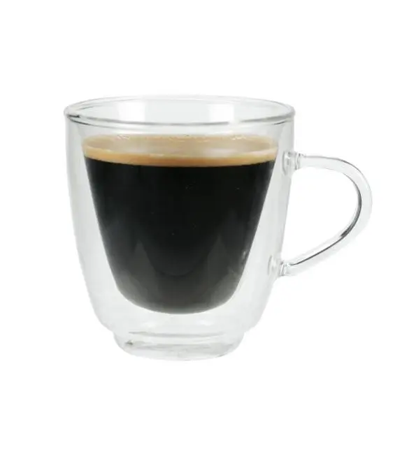Seizoensaanbieding C&T Dubbelwandig glas met oor 160ml | 2 stuks