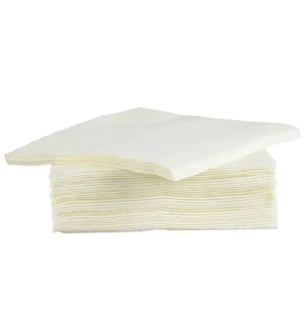 C&T Prof Servetten Textiel-Touch crème 38x38cm | 40 stuks Uitverkoop