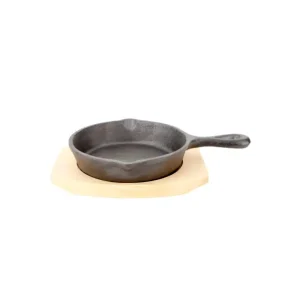 C&T Gietijzer pannetje op plankje 13,5cm Gecertificeerd