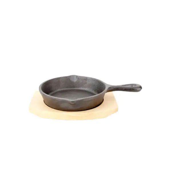C&T Gietijzer pannetje op plankje 13,5cm Gecertificeerd