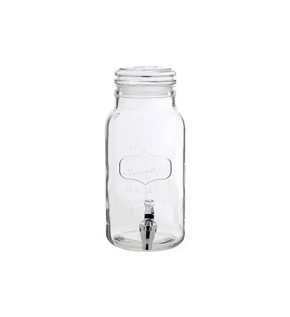 C&T Glazen dispenser met tapkraantje 3,75L Betaalbaar