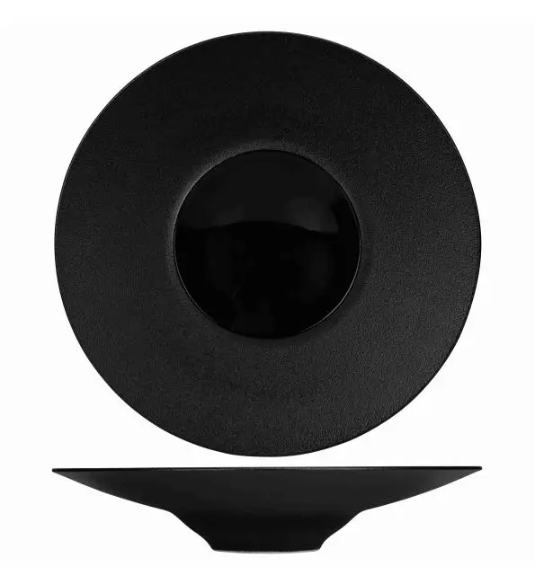 Laatste Versie C&T Prof Blackstone Bord diep zwart Ø28cm