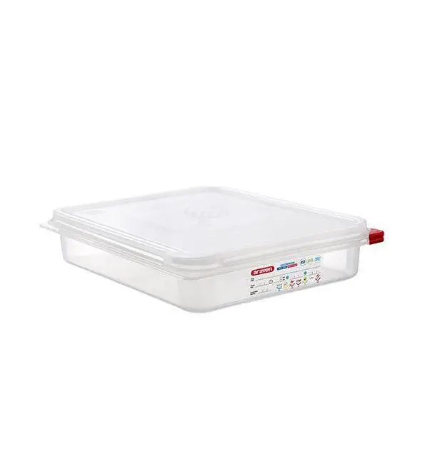 Araven Doos + deksel + colorclip hermetisch GN1/2 H65mm Snelle Levering