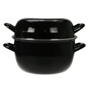 C&T Mosselpot zwart 4kg Ø24cm Finale Uitverkoop