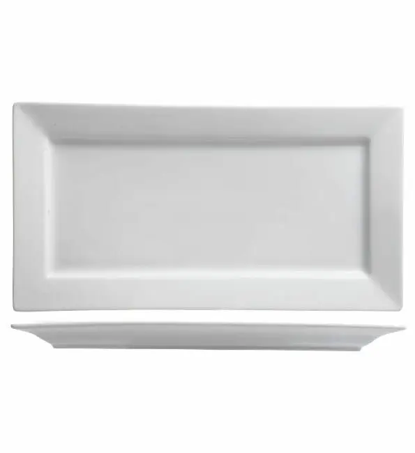 Merkproduct C&T Rechthoekig bord wit 24x12cm