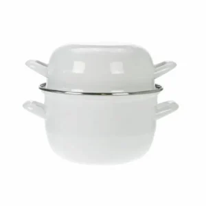 C&T Mosselpot wit 1,2kg Ø18cm Op = Op