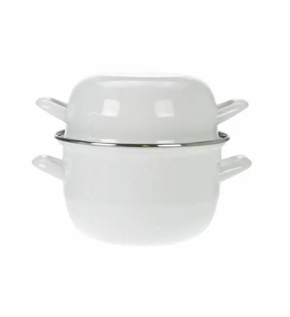 C&T Mosselpot wit 1,2kg Ø18cm Op = Op