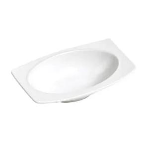 Superprijs C&T Dessertschaal wit 11x17,5cm