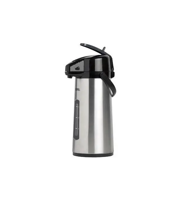 Weekendaanbieding Thermos Pompkan met hendel en venster 2,2L