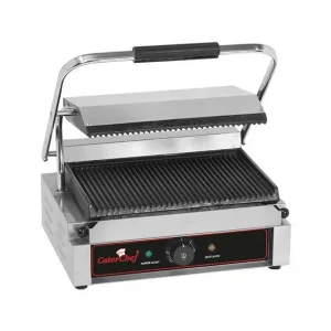 CaterChef Contactgrill Solo Grande gegroefd Weekendaanbieding