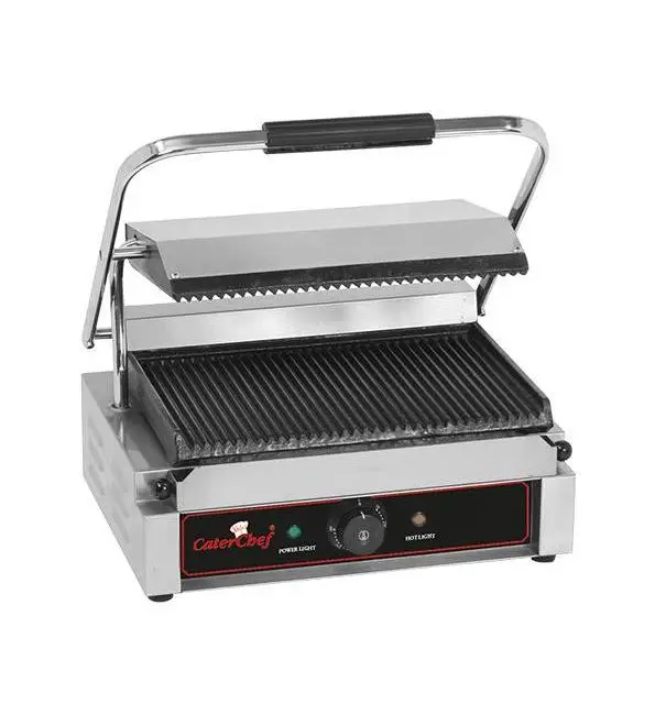CaterChef Contactgrill Solo Grande gegroefd Weekendaanbieding