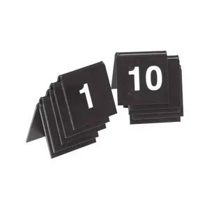 Tafelnummers zwart set 1-10 Rechtstreeks Van De Fabrikant