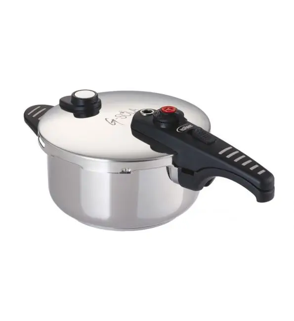 Inoxibar Snelkookpan G-Sola 6L Ø22xH17cm Fabrieksprijs