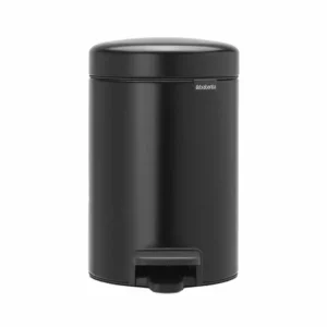 Brabantia Pedaalemmer Newicon mat zwart 3L Snelle Levering