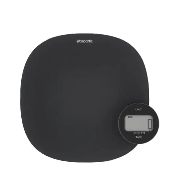 Actieprijs Brabantia Keukenweegschaal Tasty+ donkergrijs