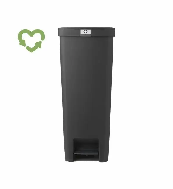 Meest Verkocht Brabantia Pedaalemmer Step Up donkergrijs 40L