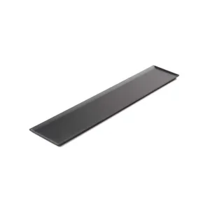 Lineoplus Presentatieschotel zwart smoke 600x105x5mm Nieuw