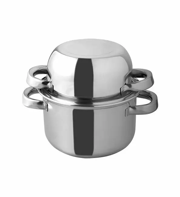 Mosselpot RVS 2kg Ø20cm Betrouwbaar