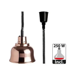 Beperkt Aanbod Warmhoudkap Luxe instelbaar koper met lamp