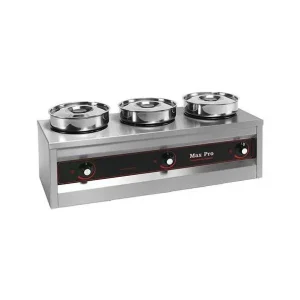Beste Prijs Max Pro Foodwarmer 90°C met 3 potten