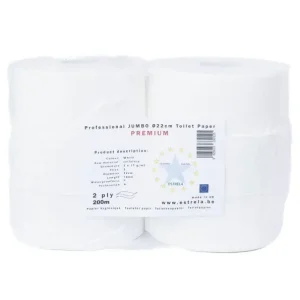 Premium Toiletpapier Jumbo 2-laags 200m | 6 rollen Direct Beschikbaar
