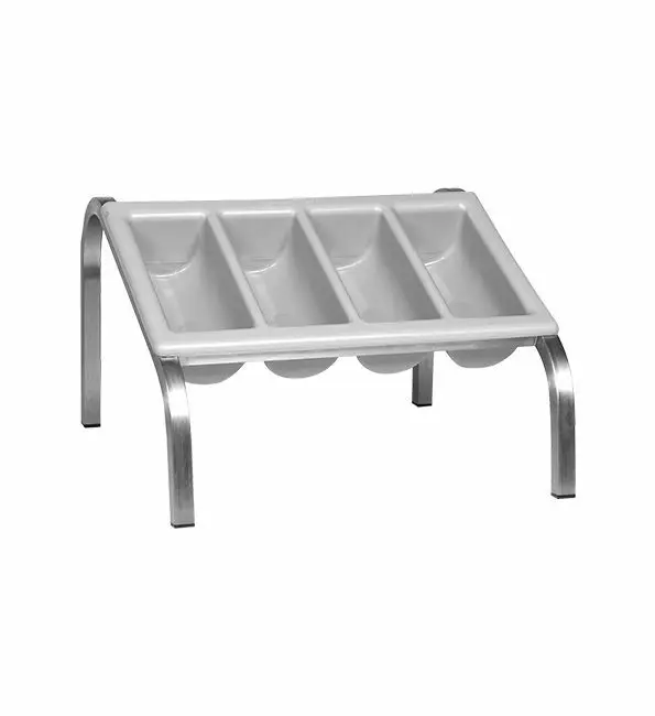 Laatste Kans Bestekbakhouder RVS incl. 1 bestekbak 52,6x51xH32,8cm