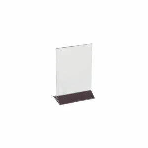 Menustandaard plexi met voet 15x21cm Bestseller