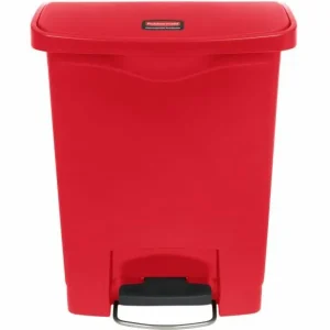Rubbermaid Vuilnisbak Slim Jim rood 30L Uitverkoop
