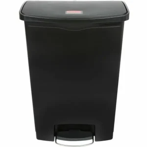 Rubbermaid Vuilnisbak Slim Jim Step-On zwart 90L Direct Verzonden