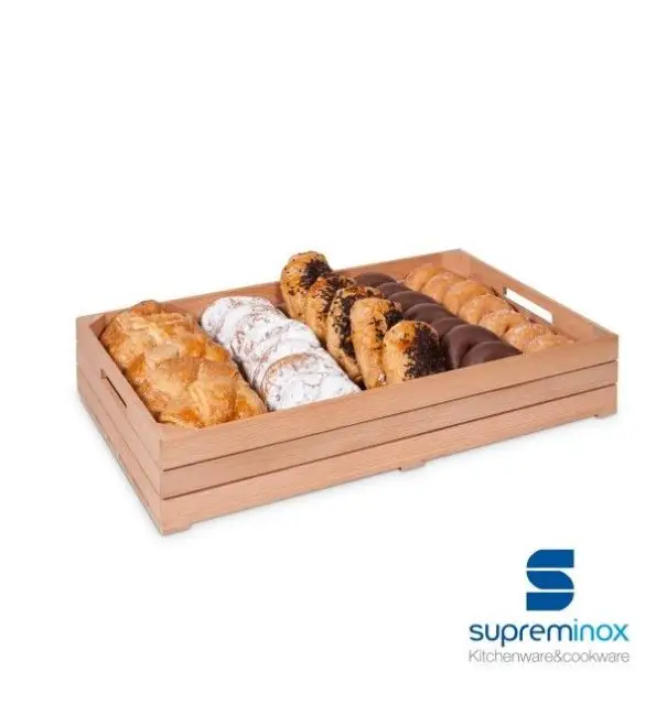 SupremInox Houten box met handvat 26,5x16,2x10cm Koop Vandaag